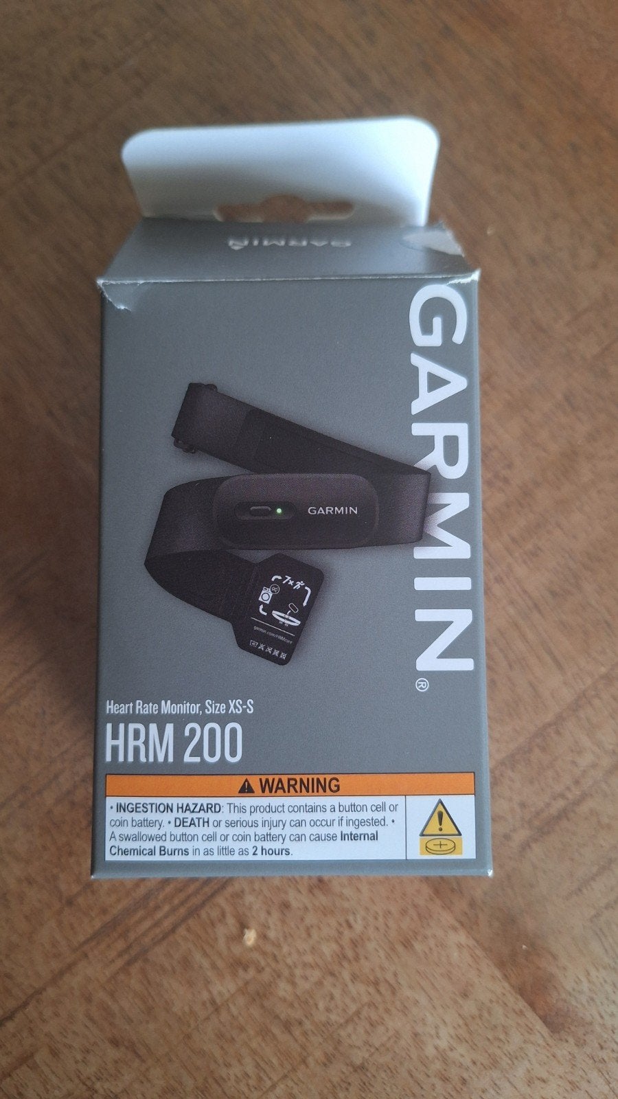 Garmin HRM 200 Hartslagmeter XS-S, Ophalen of Verzenden, Nieuw, Garmin, Waterdicht