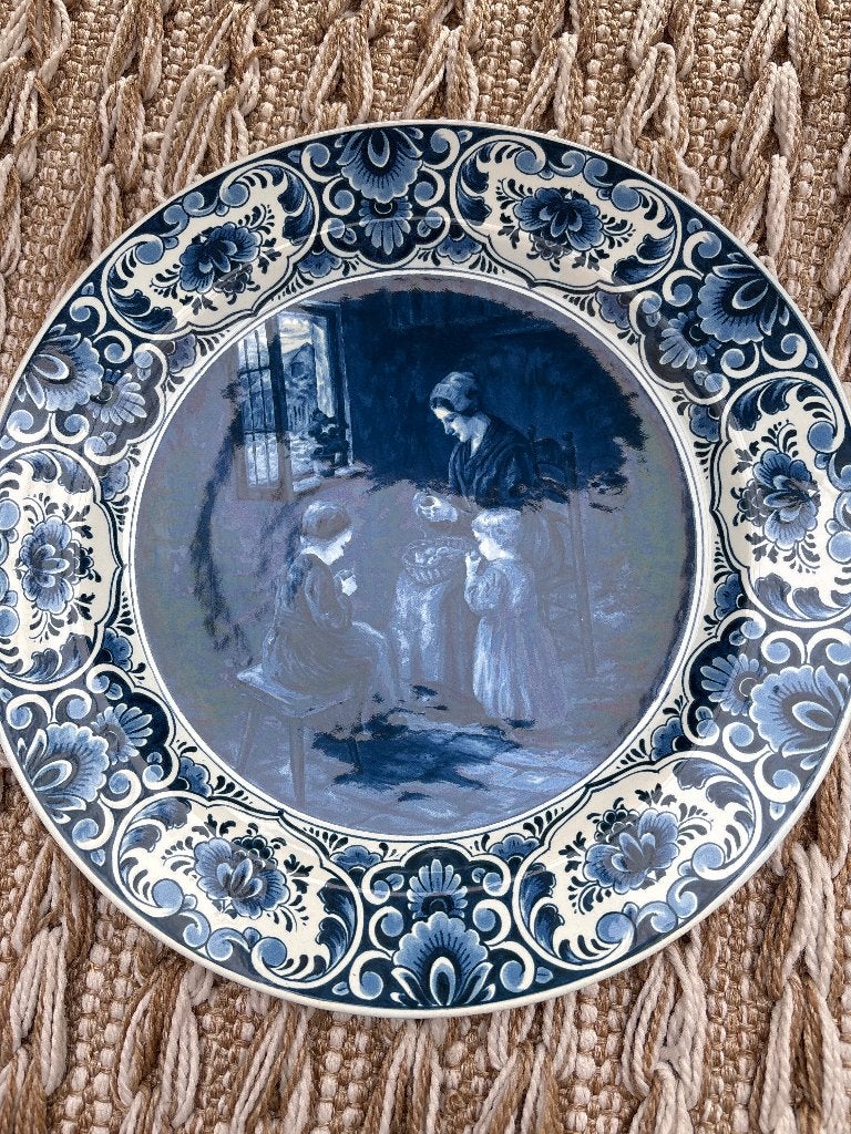 Delfs blauw, Ophalen