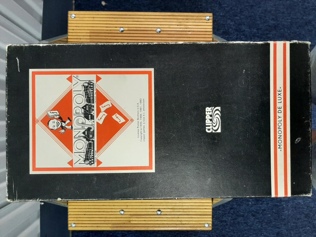 Monopoly De Luxe - Clipper - Replica 1980, Vijf spelers of meer, Ophalen of Verzenden, Gebruikt, Clipper