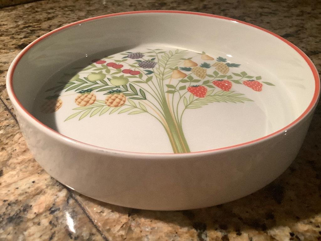 Villeroy & Boch ronde bord schaal serveerschaal porselein, Ophalen, Overige stijlen, Porselein, Schaal of Schalen