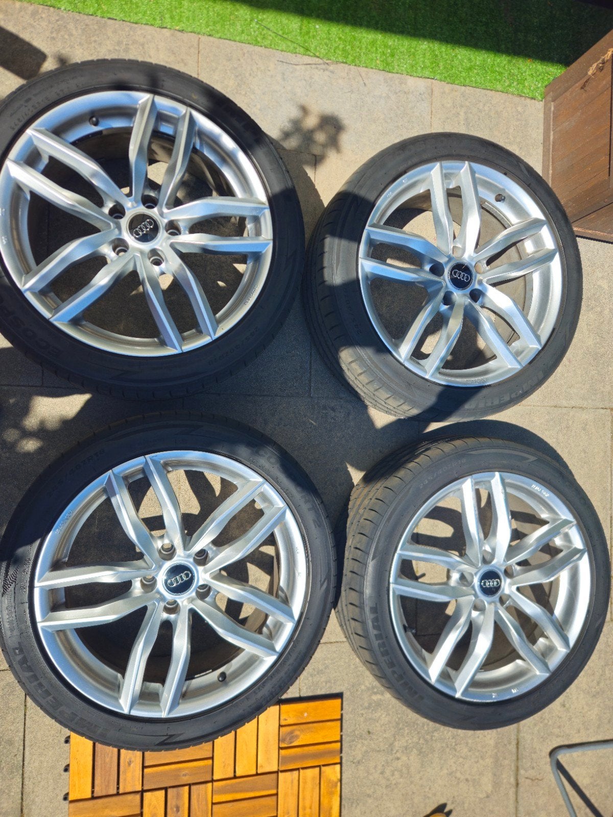 MAK 18 inch velgen met Imperial Ecosport 245/40ZR18 banden, Ophalen, 18 inch, Banden en Velgen, Personenwagen