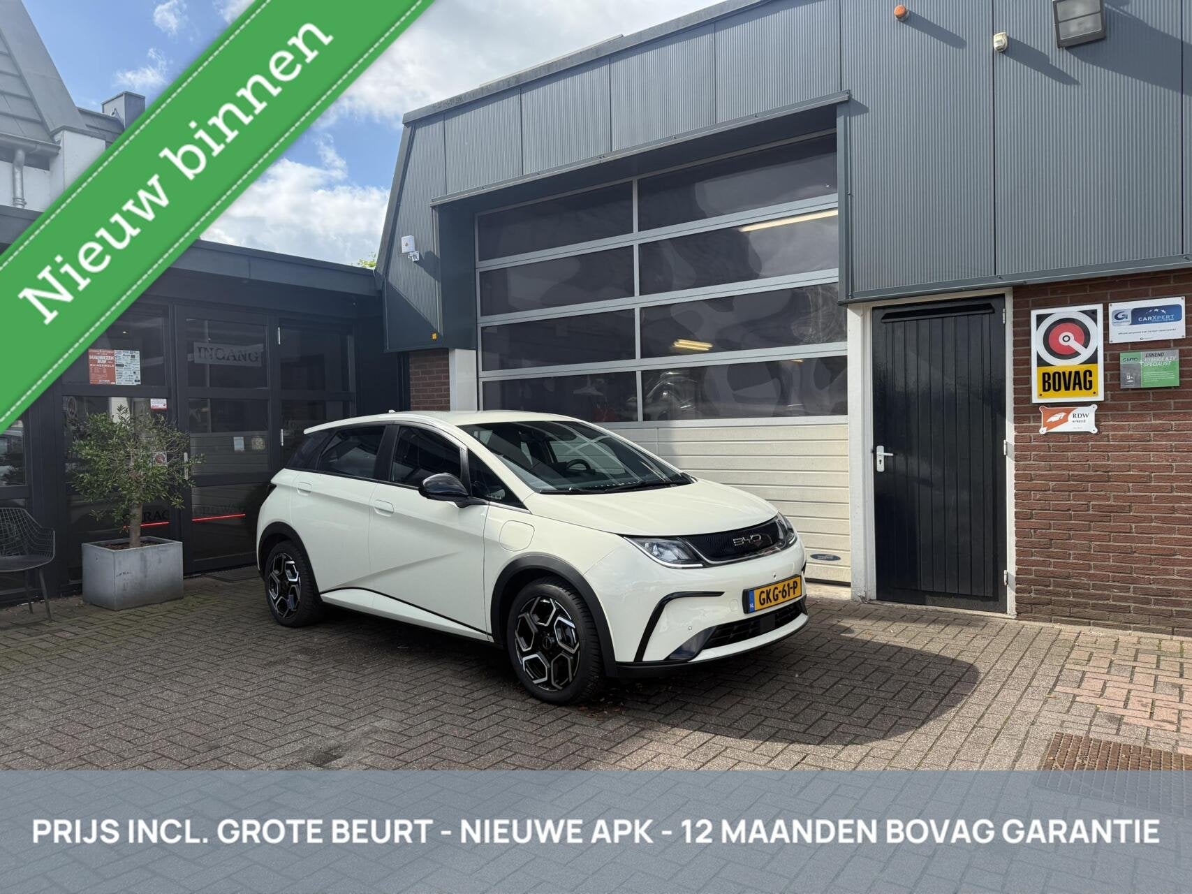 Byd Dolpin Comfort 60.4 kWh SOH 95% WARMTEPOMP *ALL-IN PRIJS, Auto's, Gebruikt, Zwart, Wit, Origineel Nederlands