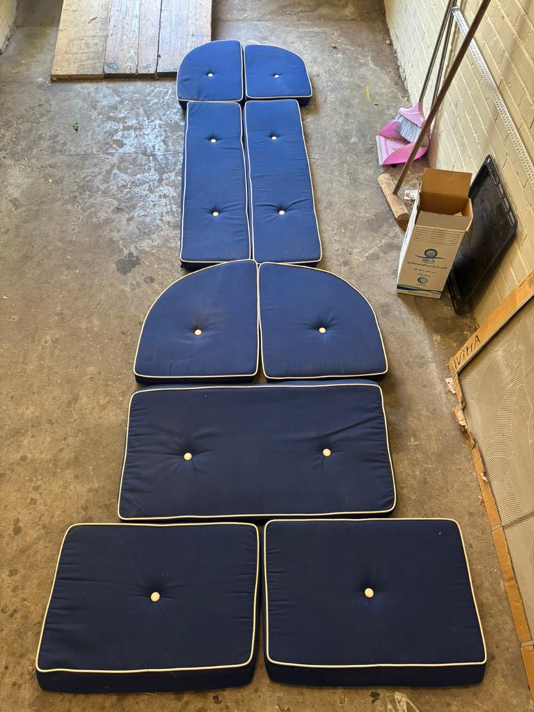 Sloepkussens bootkussens, Watersport en Boten, Accessoires en Onderhoud, Ophalen, Gebruikt, Interieur en Kussens