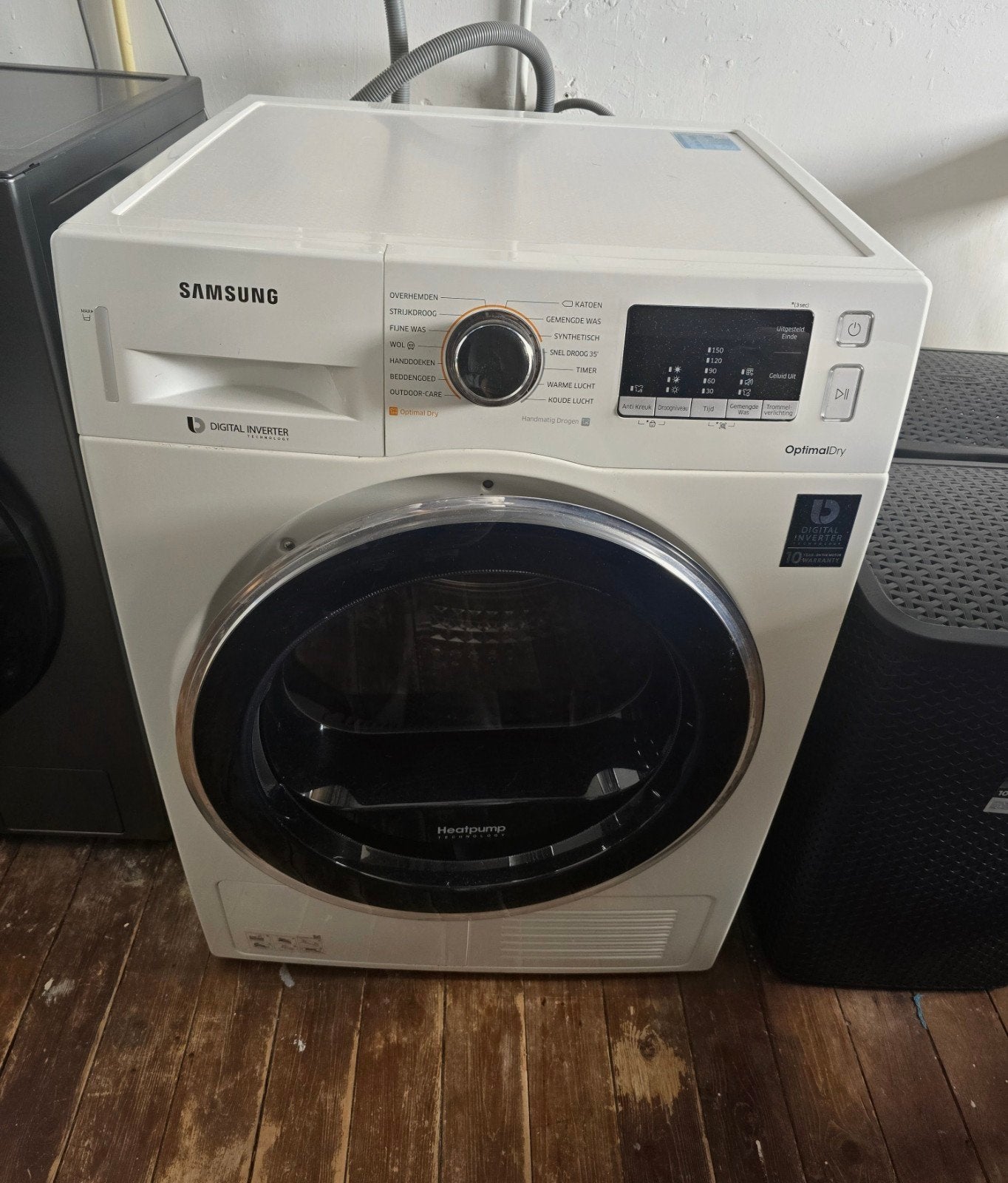 Samsung warmtepomp droger- Gebruikt, goed voor 2e ronde, Ophalen, Gebruikt, 8 tot 10 kg, Voorlader