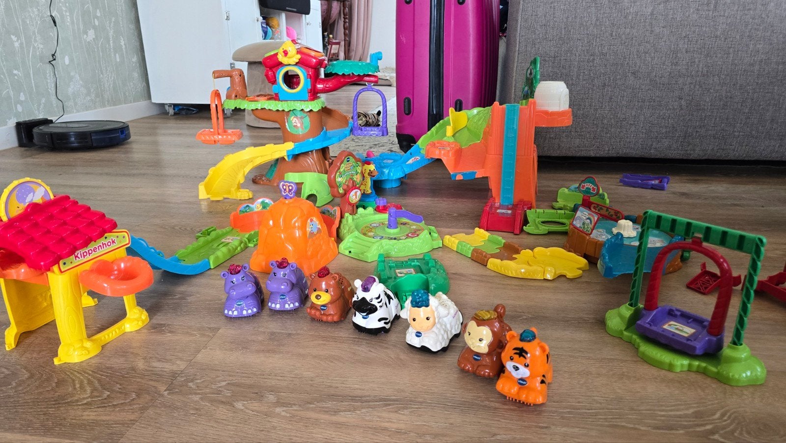VTech Zoef Zoef Dieren Speelset, Ophalen of Verzenden, Gebruikt, Overige typen, Met licht