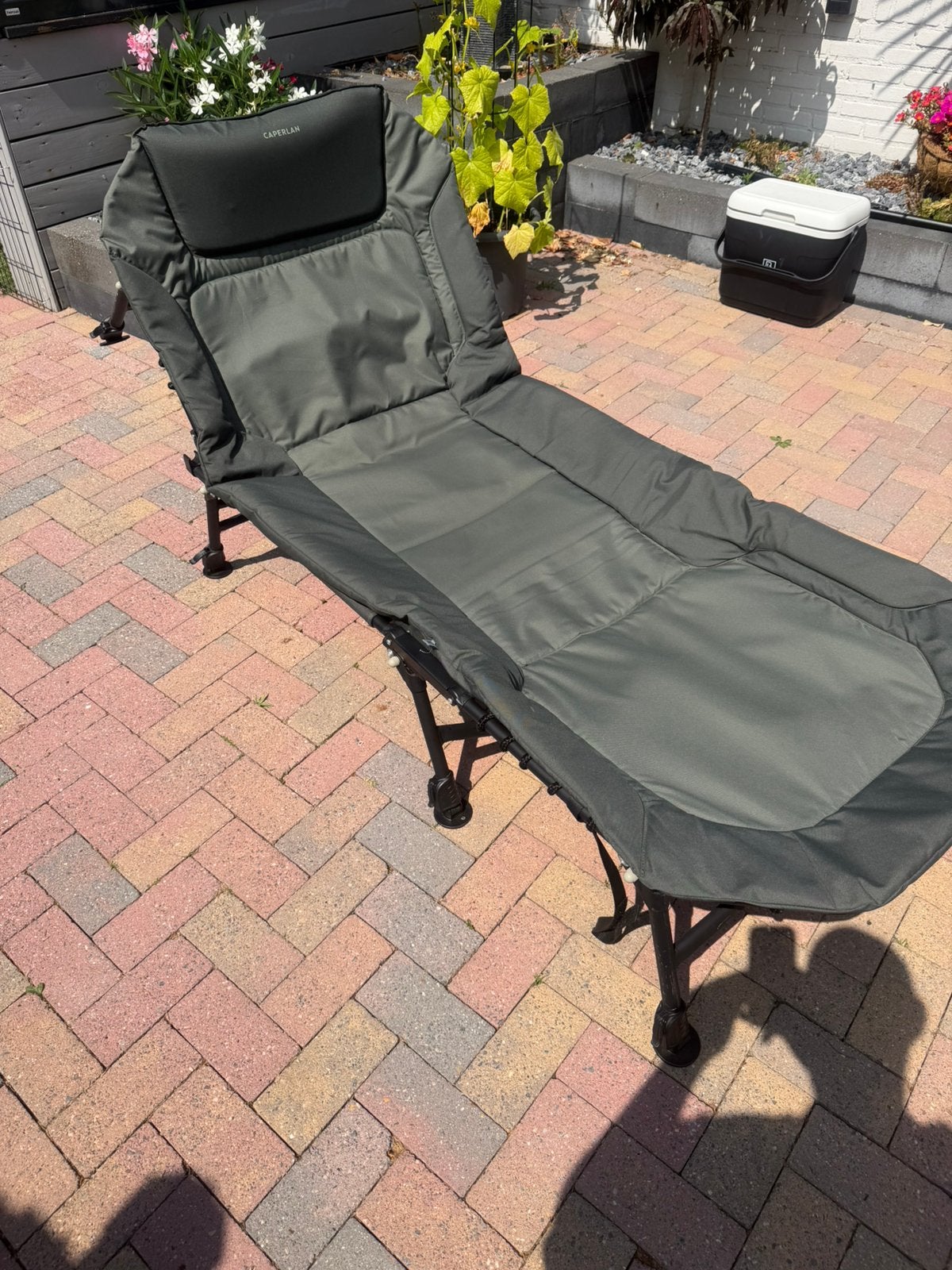 Visbed / campingbed / camping, Ophalen, Zo goed als nieuw, Verstelbaar
