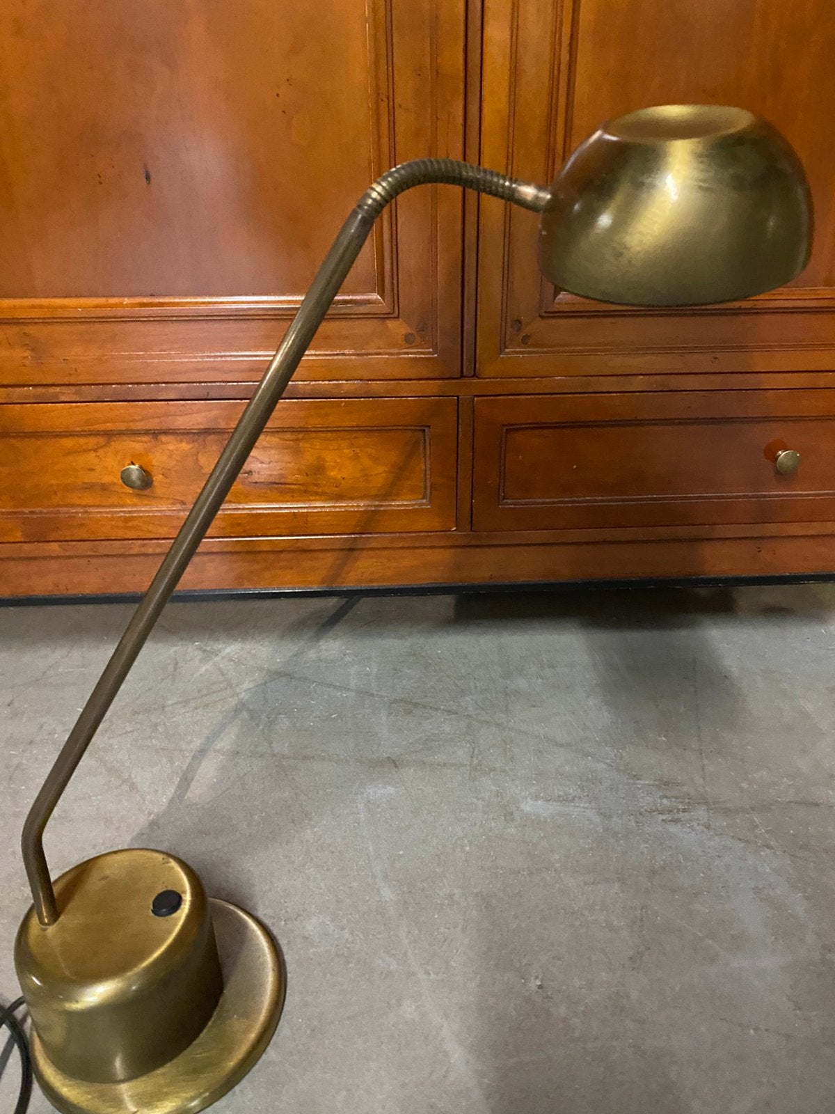 Burolamp brons, Huis en Inrichting, Ophalen, Gebruikt