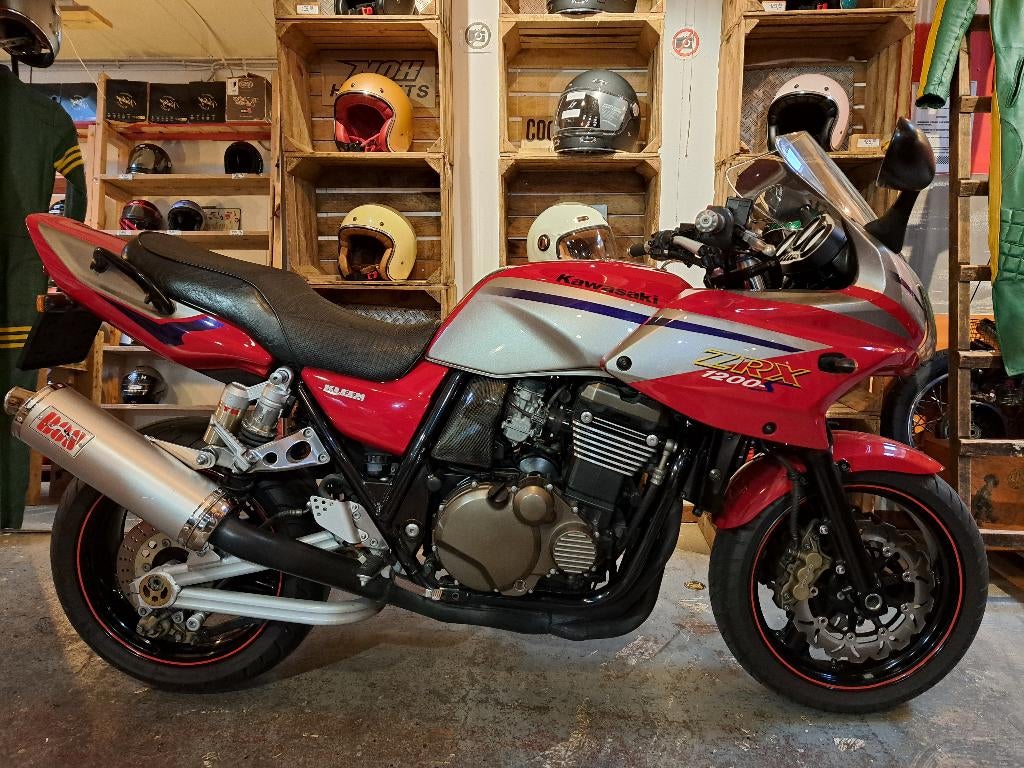 Kawasaki ZRX1200S, Sportuitlaat, 4 cilinders, Motorrijbewijs A, Meer dan 35 kW