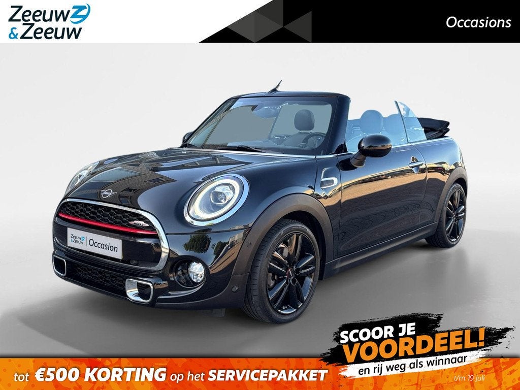 MINI Cabrio 1.5 Cooper Chili | NL-Auto | JCW Pakket | Camera, Auto's, Mini, Voorwielaandrijving, 12 maanden, 136 pk, Gebruikt