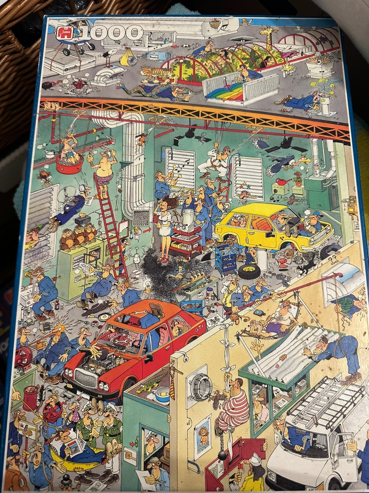 Jan Haasteren puzzel (1683), Ophalen of Verzenden, 500 t/m 1500 stukjes, Gebruikt