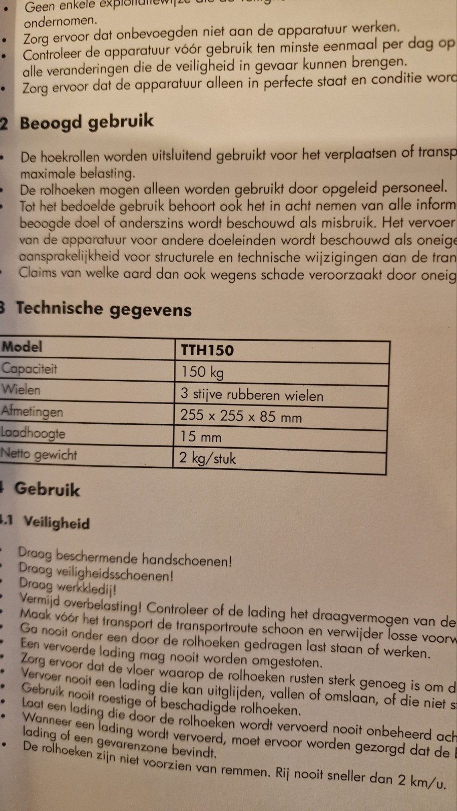 Rolhoeken voor  transport, Minder dan 60 liter, Ophalen of Verzenden, Nieuw, Overige typen