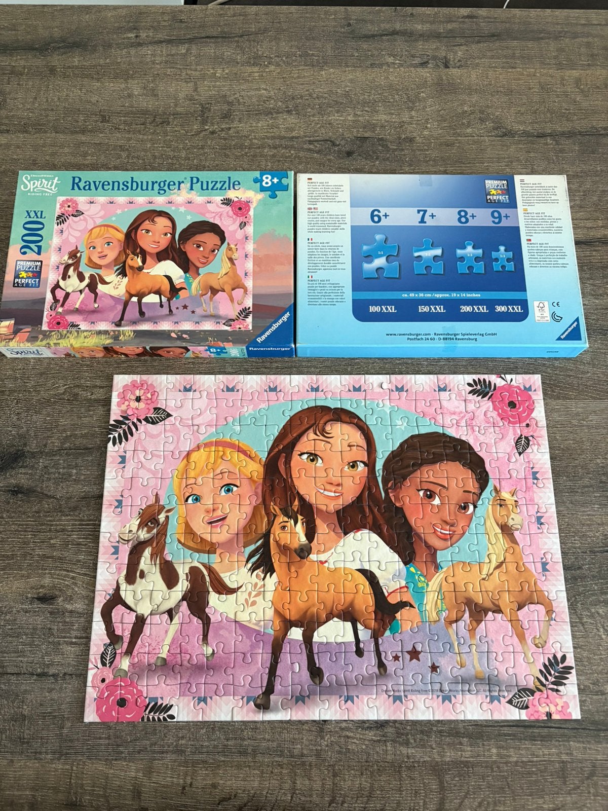 Puzzel spirit 200 stuks Ravensburger, Ophalen of Verzenden, Meer dan 50 stukjes, Zo goed als nieuw, 6 jaar of ouder