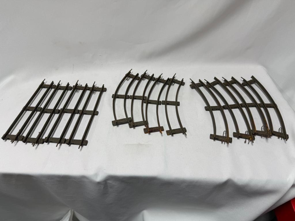 Spoor 0 Märklin rails recht en bocht oud, Hobby en Vrije tijd, Modeltreinen | H0, Ophalen of Verzenden, Gebruikt, Rails, Märklin