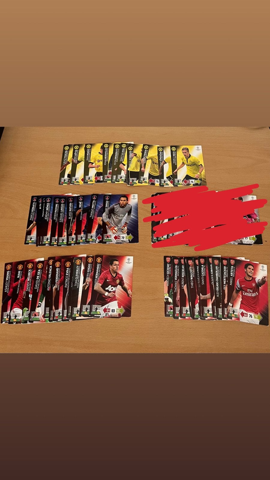 Panini Adrenalyn XL 2012-2013 Champions League kaarten, Ophalen of Verzenden, Gebruikt, Buitenlandse clubs, Poster, Plaatje of Sticker