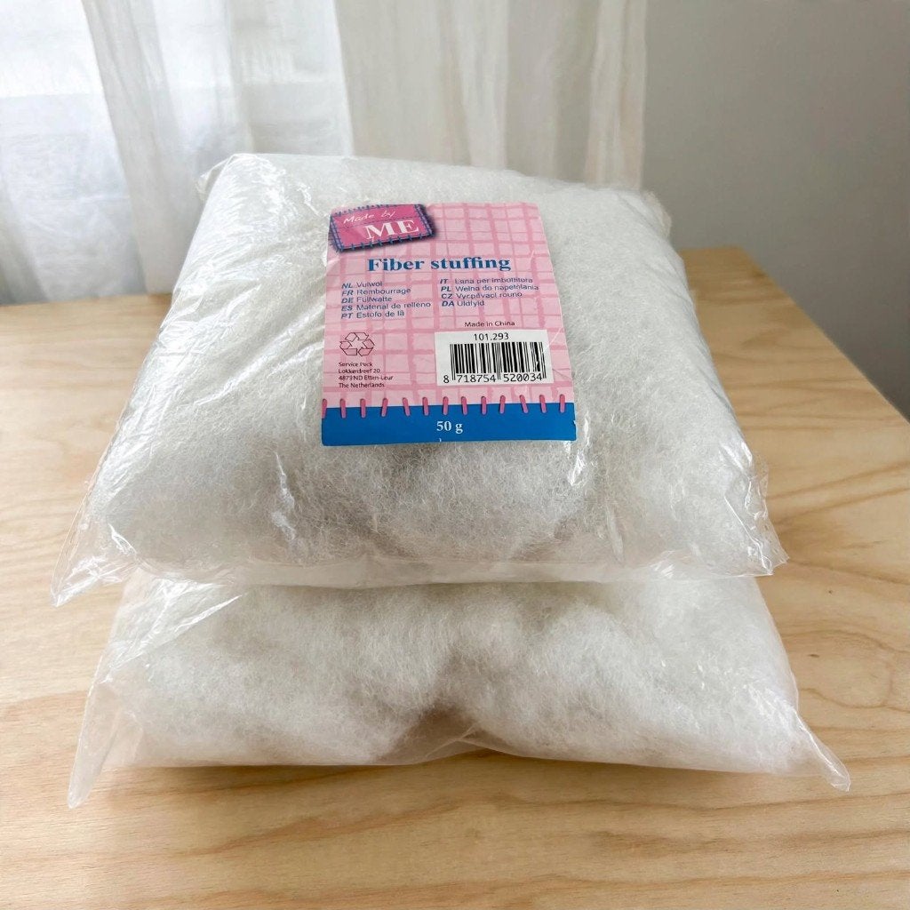 2x 50g Vulwol Fiber Stuffing - Made by ME - Nieuw, Hobby en Vrije tijd, Ophalen of Verzenden, Nieuw, Haken, Overige typen
