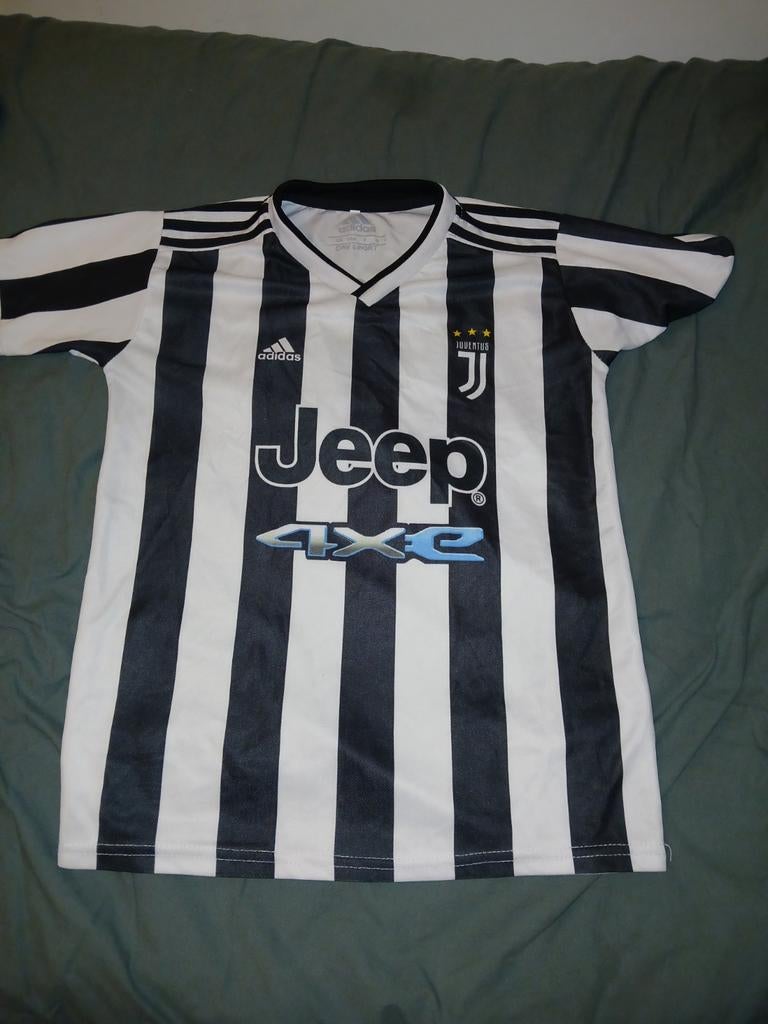Mooi Juventus thuisshirt Ronaldo - Maat 167 (XS), Zwart, Ophalen of Verzenden, Adidas, Gedragen