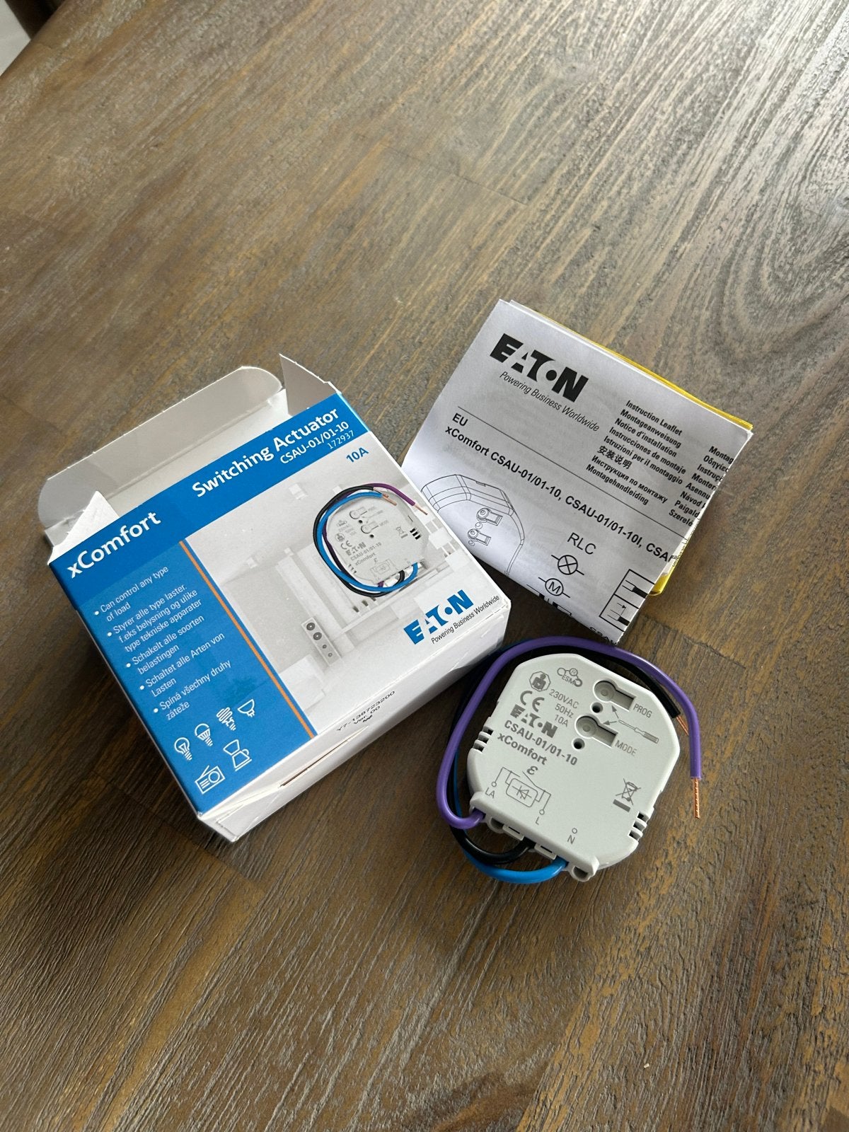 Eaton xComfort Schakelactor CSAU-01/01-10 nieuwe, Doe-het-zelf en Verbouw, Elektra en Kabels, Ophalen of Verzenden, Nieuw, Eaton