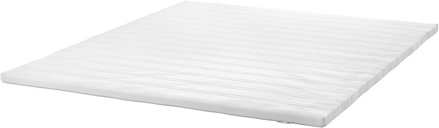 IKEA TUDDAL Matrastopper, 160x200 cm, Wit, 1 x gebruikt, Ophalen, Tweepersoons, Zo goed als nieuw, Matras