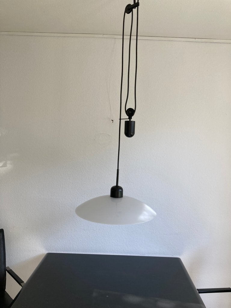 Metalarte hanglamp met pendelfunctie, Huis en Inrichting, Lampen | Vloerlampen, Ophalen, Gebruikt, E27 (groot), Modern, van Metalarte