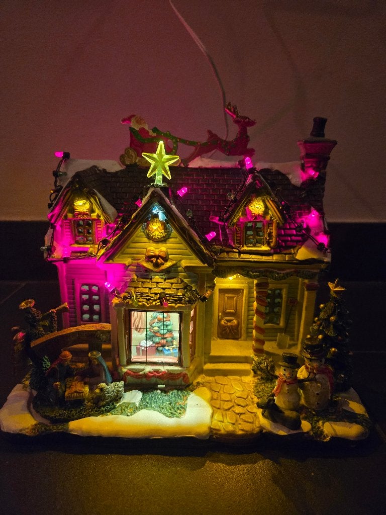 Lemax Retired: Best Decorated House, Ophalen of Verzenden, Zo goed als nieuw