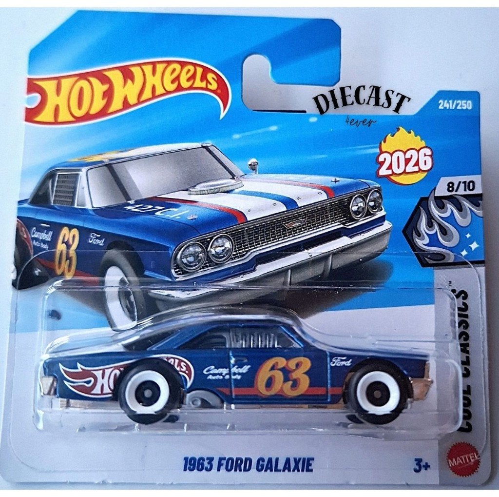 Hot Wheels 1963 Ford Galaxie, Ophalen, Nieuw, Auto