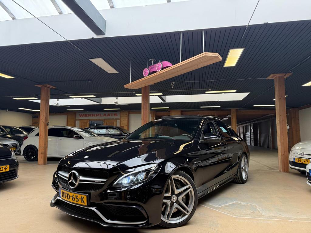 Mercedes-Benz C-klasse 63 C63 AMG Pano Nwe Apk Keyless Airco, Automaat, Achterwielaandrijving, Gebruikt, Lichtsensor