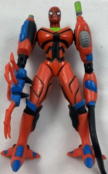 Spider-Man Web Trap Future Spiderman Figuur ToyBiz, Coolsingel 104, 3011 AG Rotterdam, Netherlands, Verzenden, Zo goed als nieuw