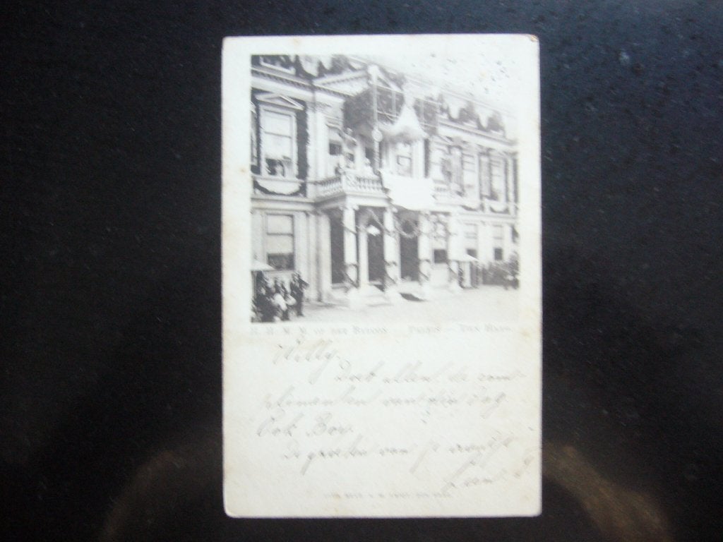 DEN HAAG  =  H.H. M.M. OP HET BALCON - PALEIS    BRIEFKAART, Ophalen of Verzenden, Voor 1920, Gelopen, Zuid-Holland
