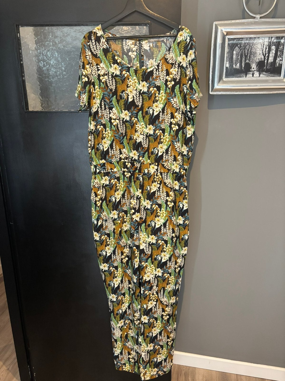 Geisha jumpsuit maat 42, Kleding | Dames, Ophalen of Verzenden, Zo goed als nieuw, Maat 42/44 (L), Groen