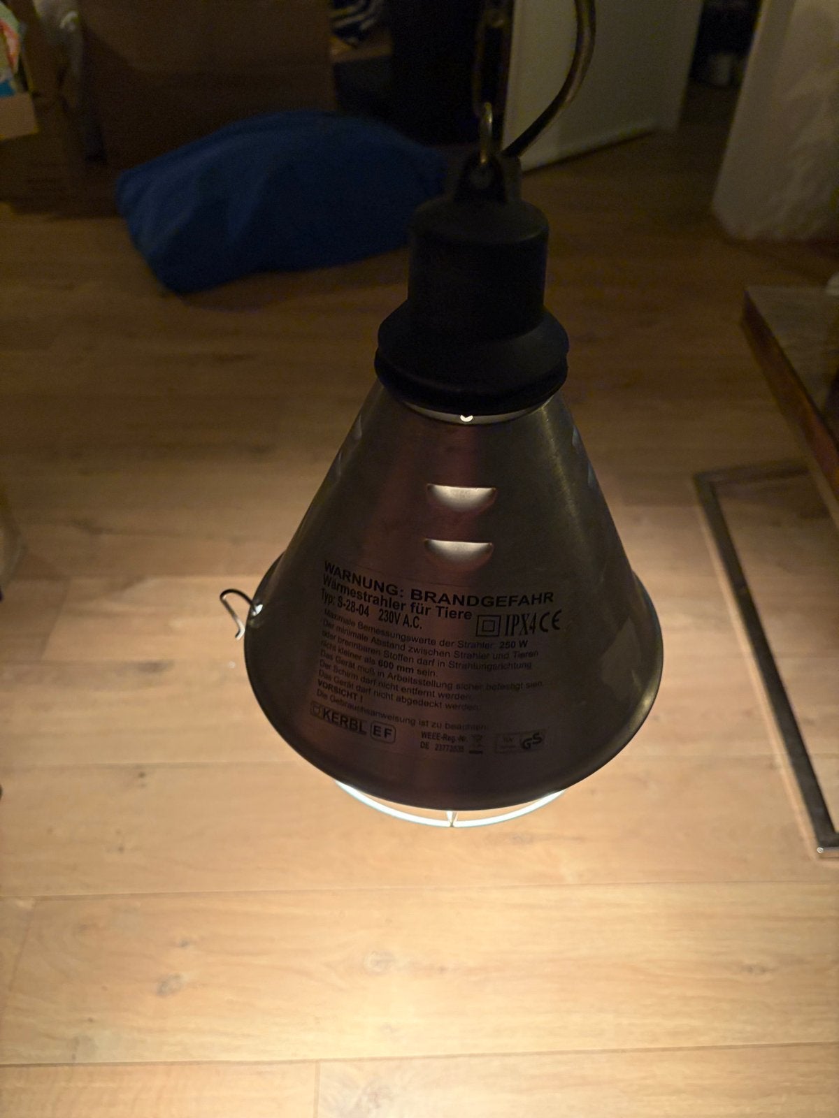 Puppy/Kitten/kuiken warmtelamp (voor in de werpkist), Ophalen of Verzenden, Gebruikt