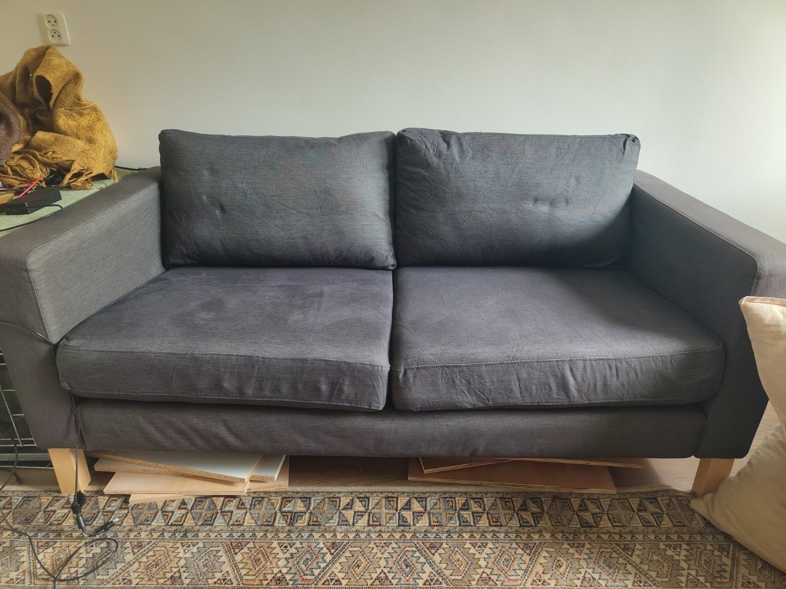 ikea Karlstad bank, Huis en Inrichting, Ophalen, Gebruikt, 150 tot 200 cm, Tweepersoons