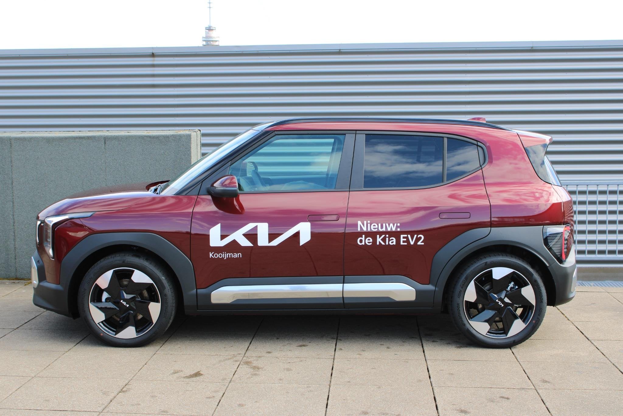 Kia EV2 Plus Advanced 42.2 kWh 5zits DEMO Edition Schuifdak, Auto's, Stof, Gebruikt, Automatische klimaatregeling, Te koop