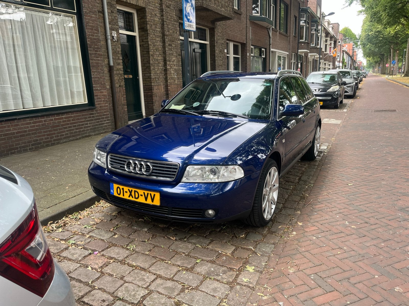 Audi 2000 Blauw, Auto's, Audi, Particulier, Benzine, Stationwagon, Geïmporteerd, Blauw, Ophalen