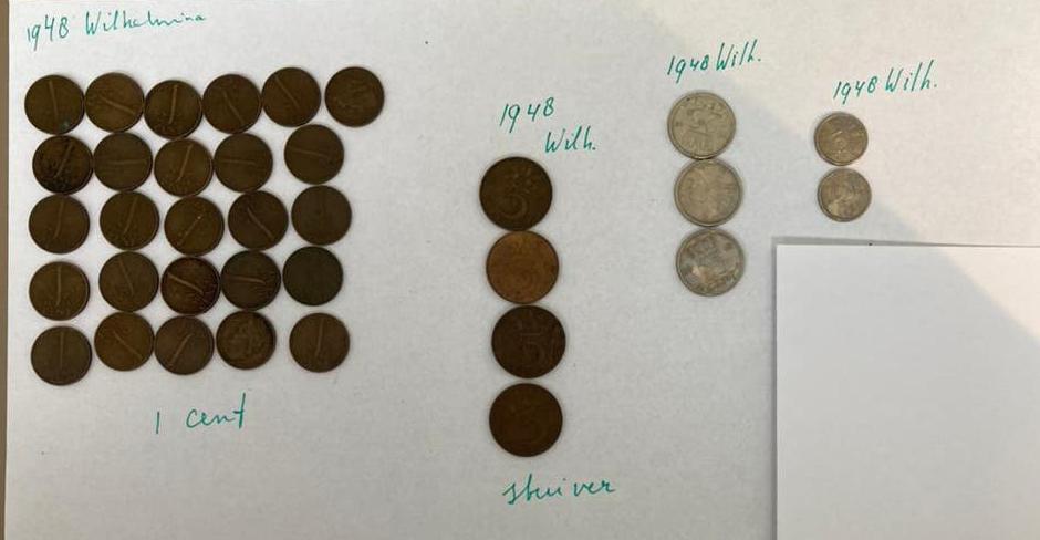 Munten 1948 Koningin Wilhelmina, Ophalen of Verzenden, Koningin Wilhelmina, 10 cent