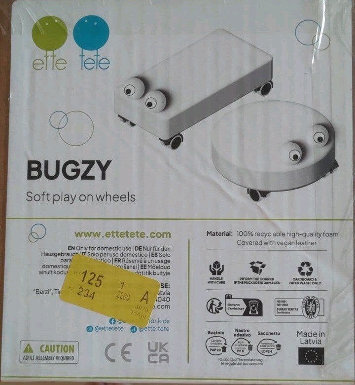 Bugzy Twiggy van Ette Tete - Zacht speelgoed op wielen, Kinderen en Baby's, Ophalen of Verzenden, Zo goed als nieuw, Overige typen