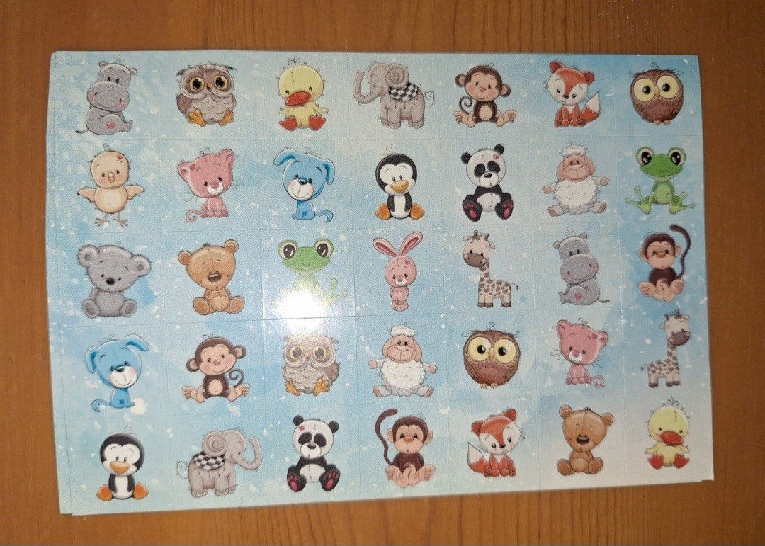 Leuke Dieren Stickers - Perfect voor Knutselen en Decoratie, Ophalen of Verzenden, Nieuw, Dier en Natuur