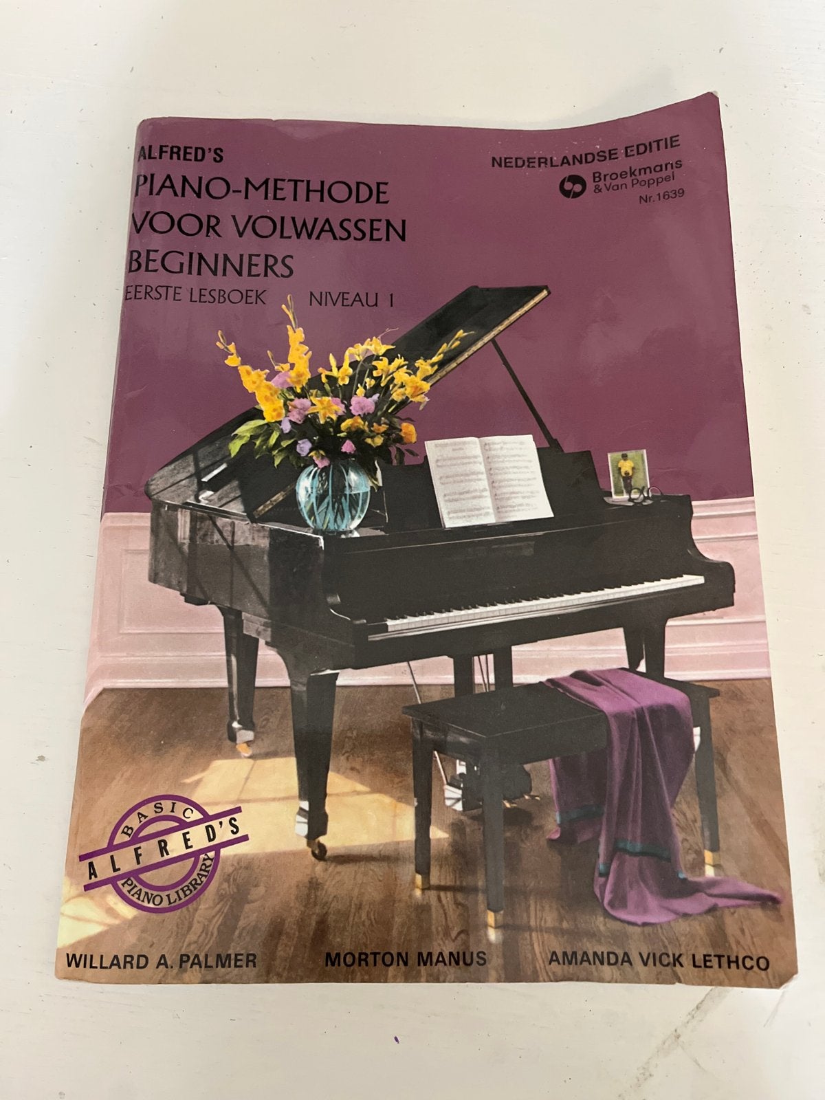 Alfred's Piano-Methode voor Volwassen Beginners, Muziek en Instrumenten, Bladmuziek, Zo goed als nieuw, Les of Cursus, Overige genres