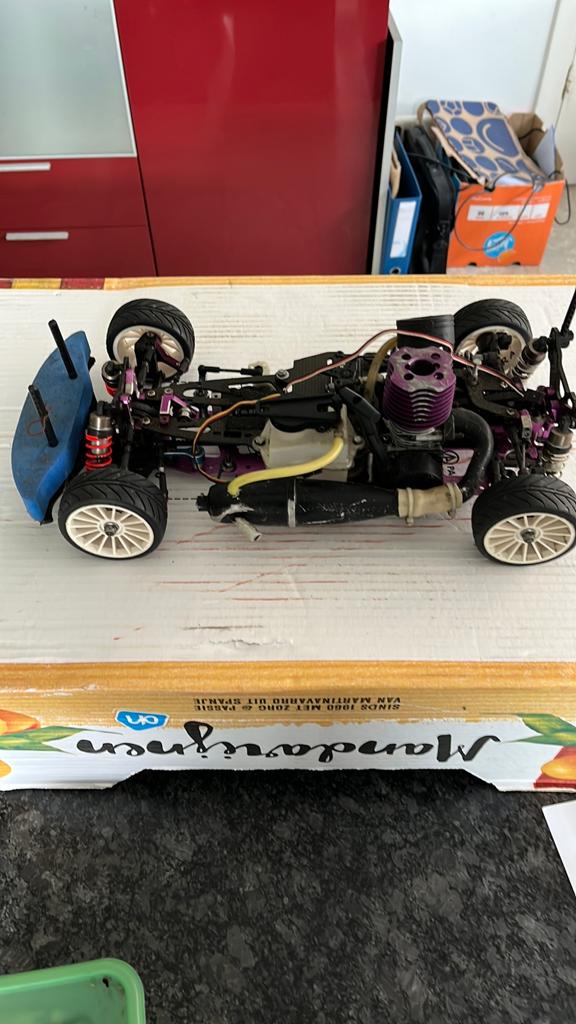 HPI Nitro RS4  1/10 schaal radiografisch bestuurbare auto, Gebruikt, Ophalen of Verzenden, Schaal 1:10, Auto onroad