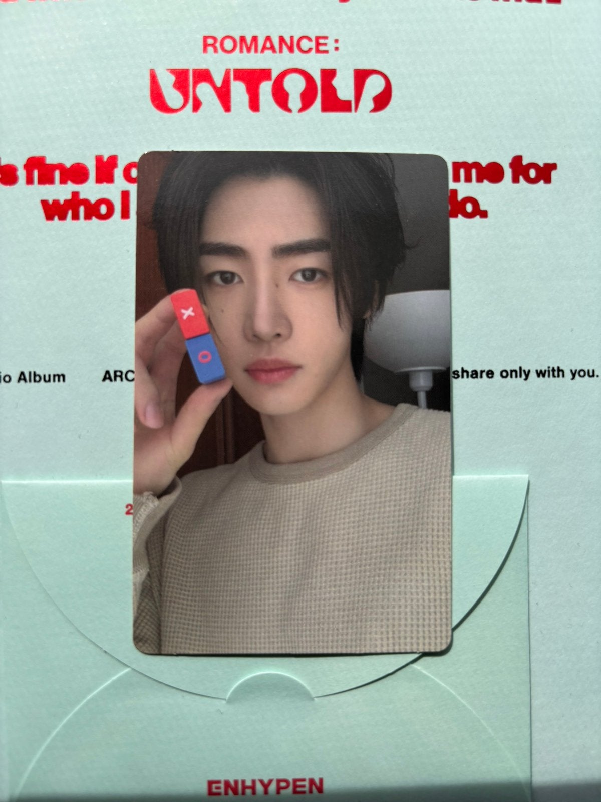 Sunghoon PC Enhypen, Verzenden, Zo goed als nieuw, Foto of Kaart