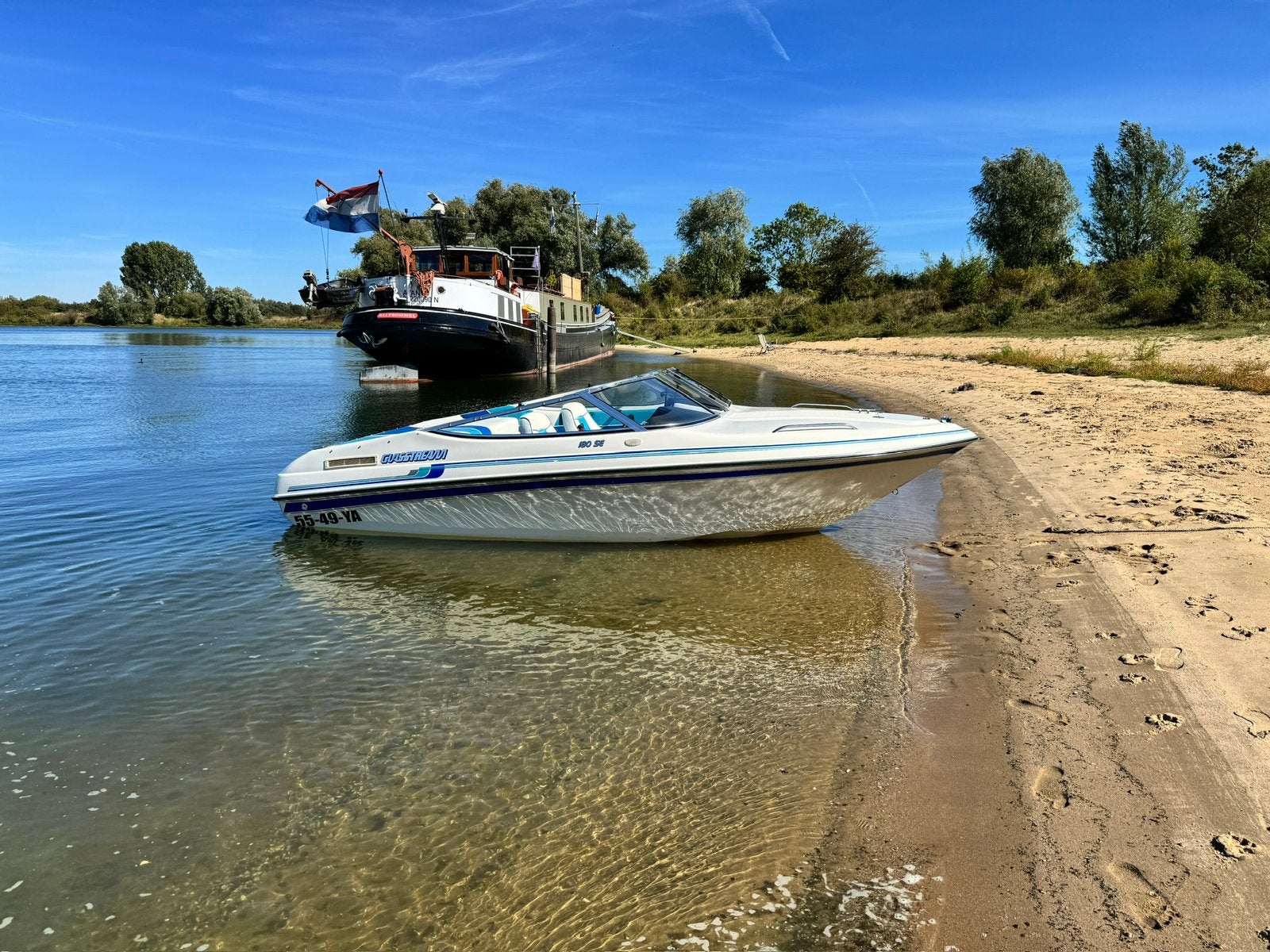 Glasstream 180SE 3.0 Yamaha met trailer, Ophalen, Binnenboordmotor, 120 tot 200 pk, Zo goed als nieuw