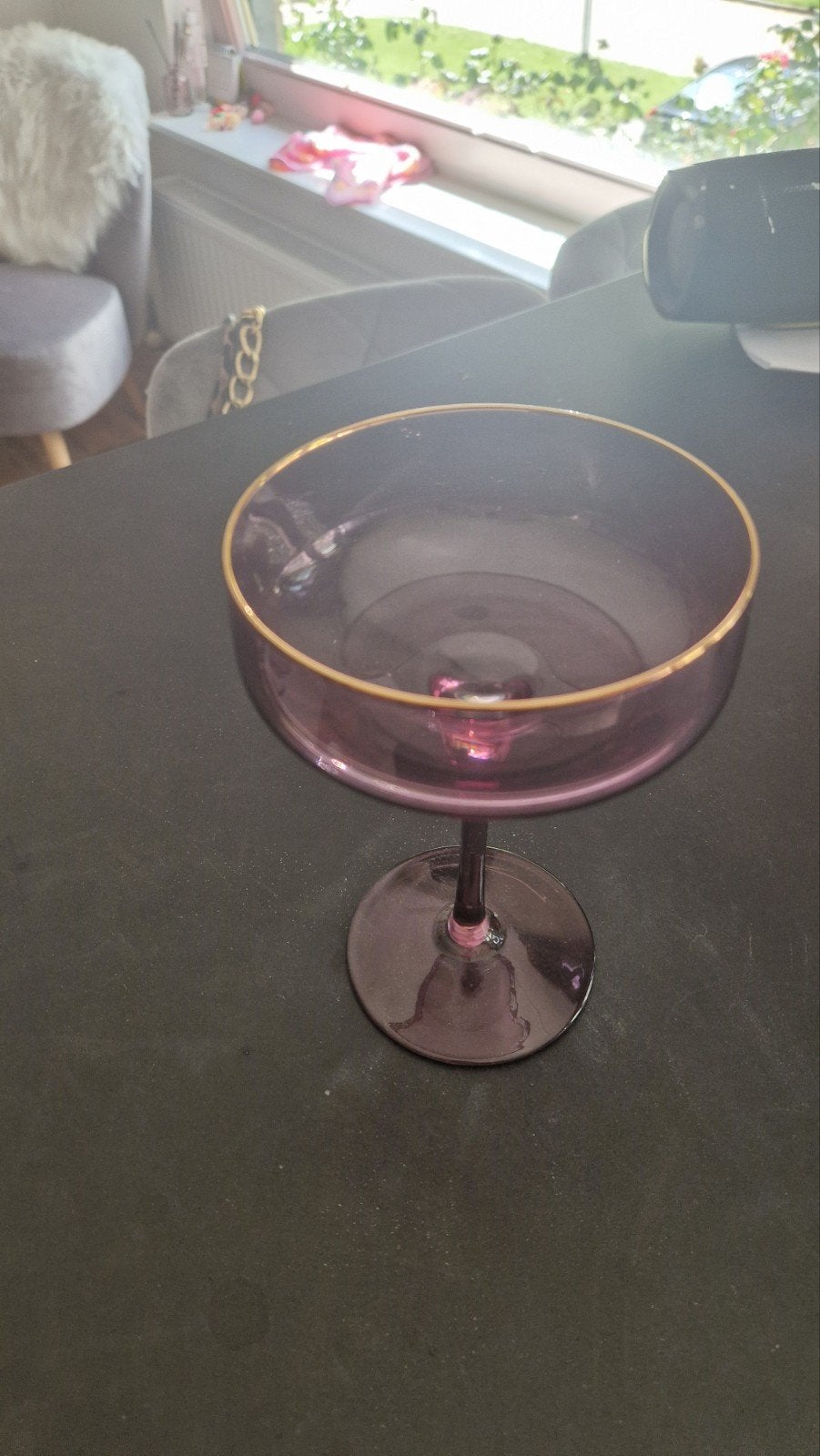 champagne glazen   set van 4 van elk   intotaal 8stuks, Ophalen of Verzenden, Gebruikt