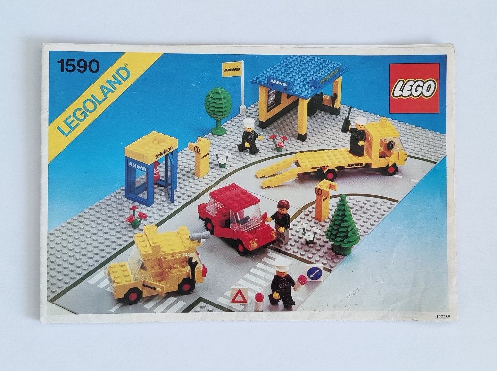 LEGO Bouwbeschrijving / Instruction nr. 1590, Kinderen en Baby's, Ophalen of Verzenden, Gebruikt, Lego