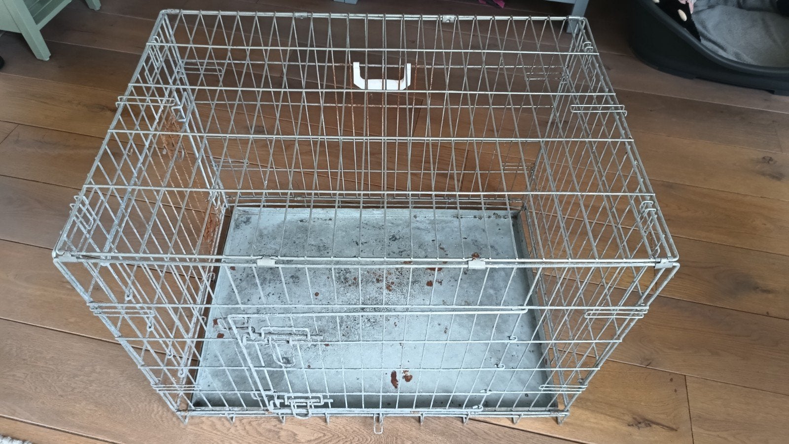 metalen hondenbench bench hond kat, Dieren en Toebehoren, Ophalen, Gebruikt
