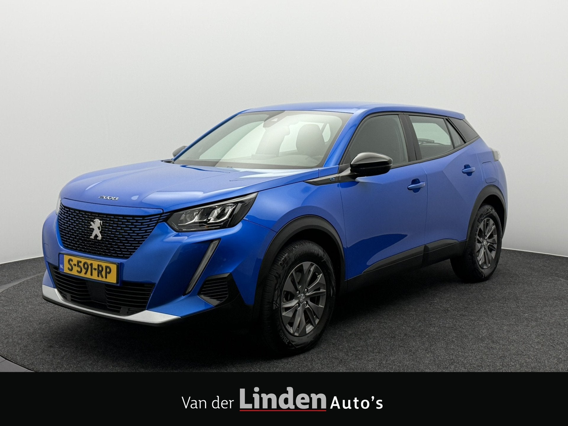Peugeot e-2008 EV Active Pack 50 kWh 3-Fase SOH 94,5% | Came, Auto's, Gebruikt, Zwart, Origineel Nederlands, SUV of Terreinwagen