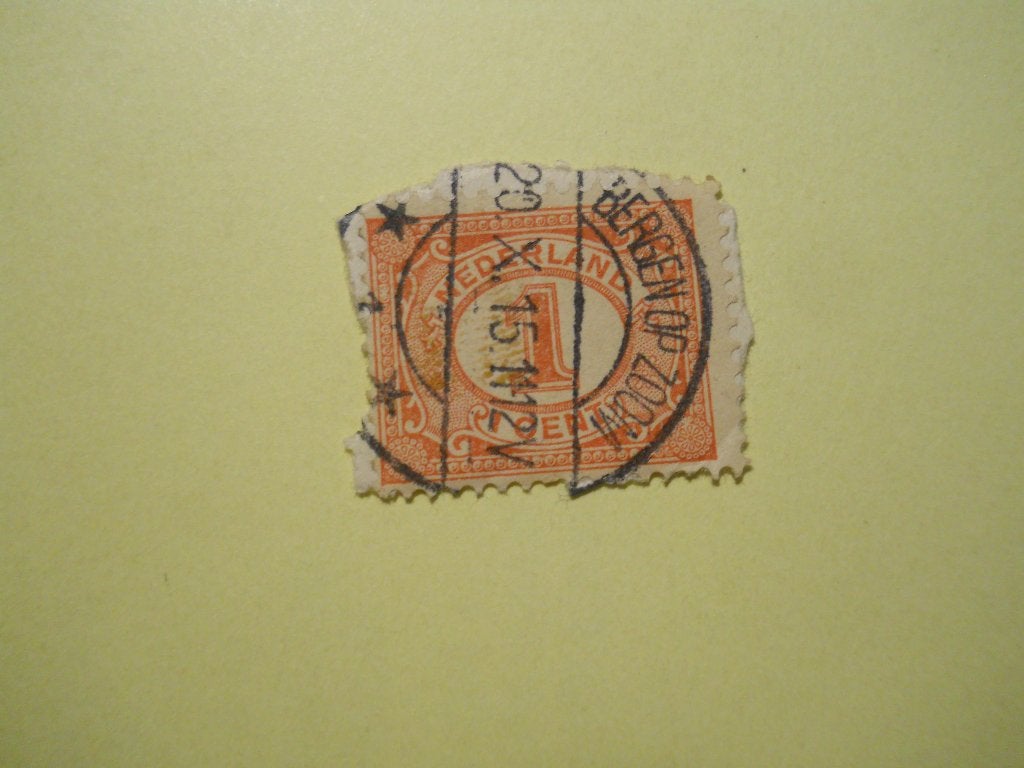 Nederland 1899 Cijfer Nvph.51 Rondstempel Bergen op Zoom, Postzegels en Munten, Ophalen of Verzenden, T/m 1940, Gestempeld