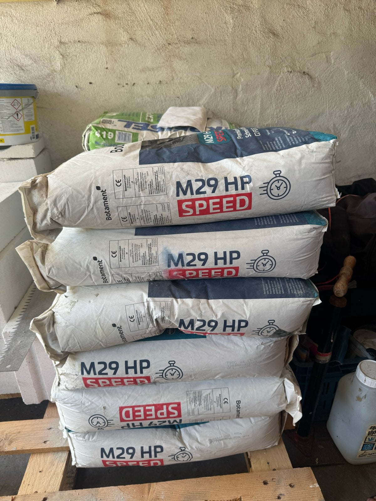 6 zakken Botament M29 HP Speed sneldrogende tegellijm, Overige materialen, Overige typen, Nieuw, 10 m² of meer