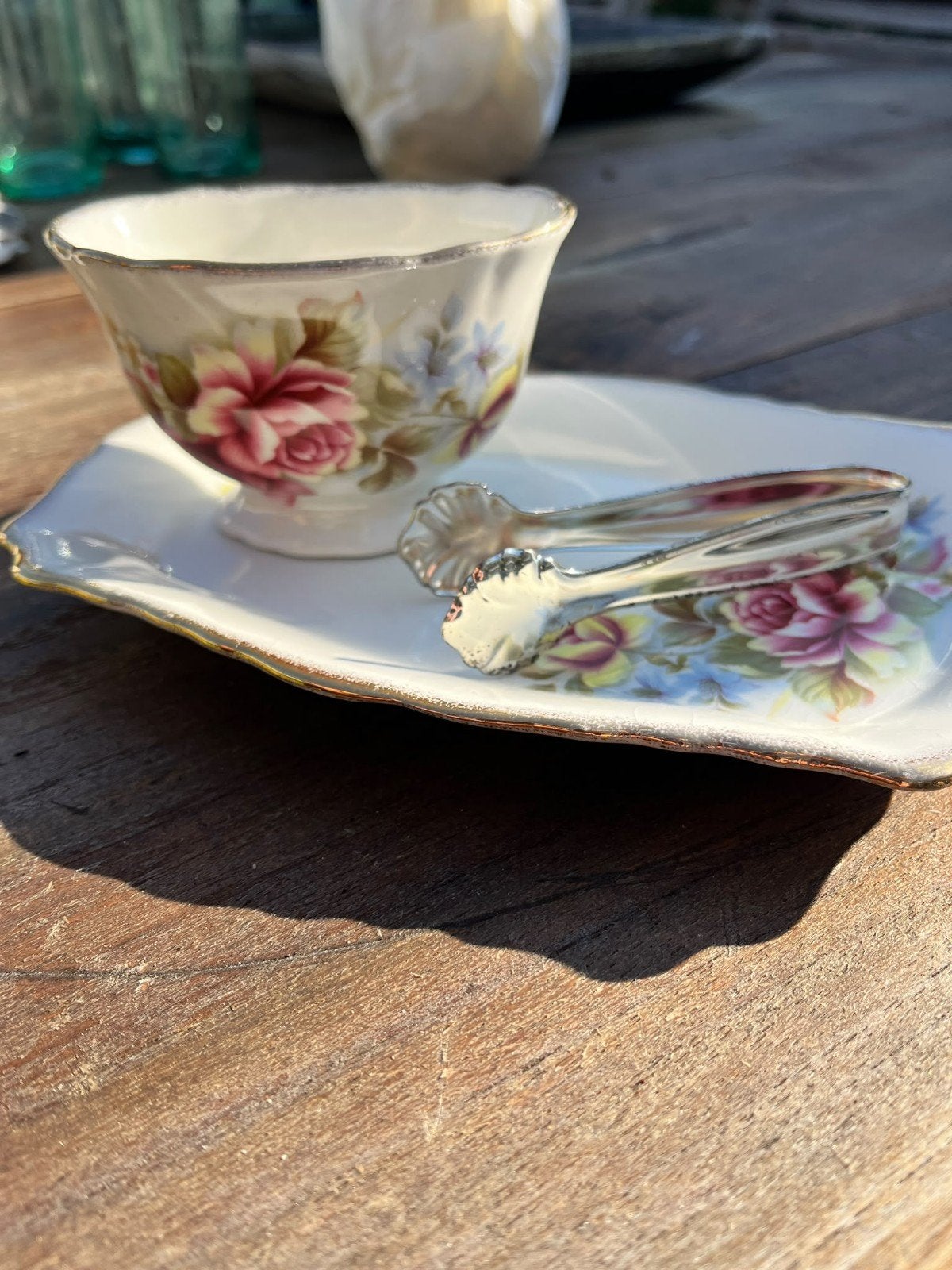 Vintage theekopjes en schotels - Rosina, Old Foley, Royal, Ophalen of Verzenden