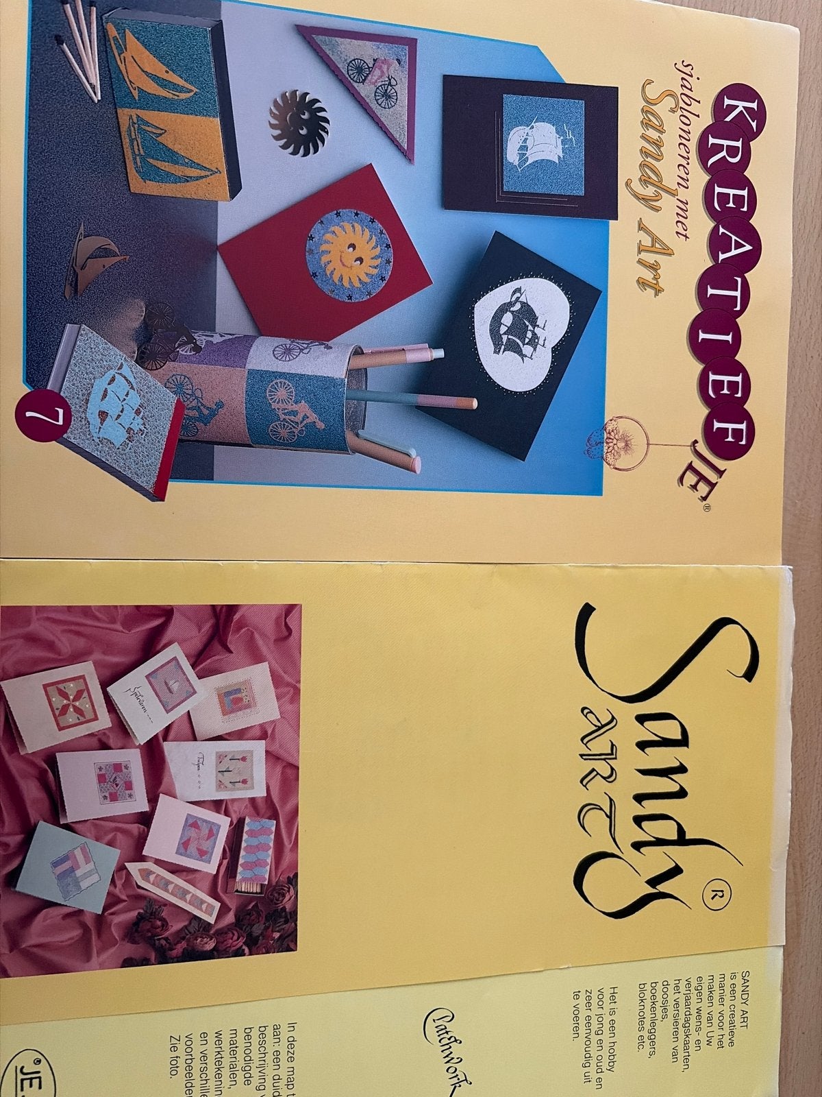 Kreatiefje Sandy Art Sjabloneren Knutselset, Gebruikt, Overige thema's, Meerkleurig, Ophalen of Verzenden