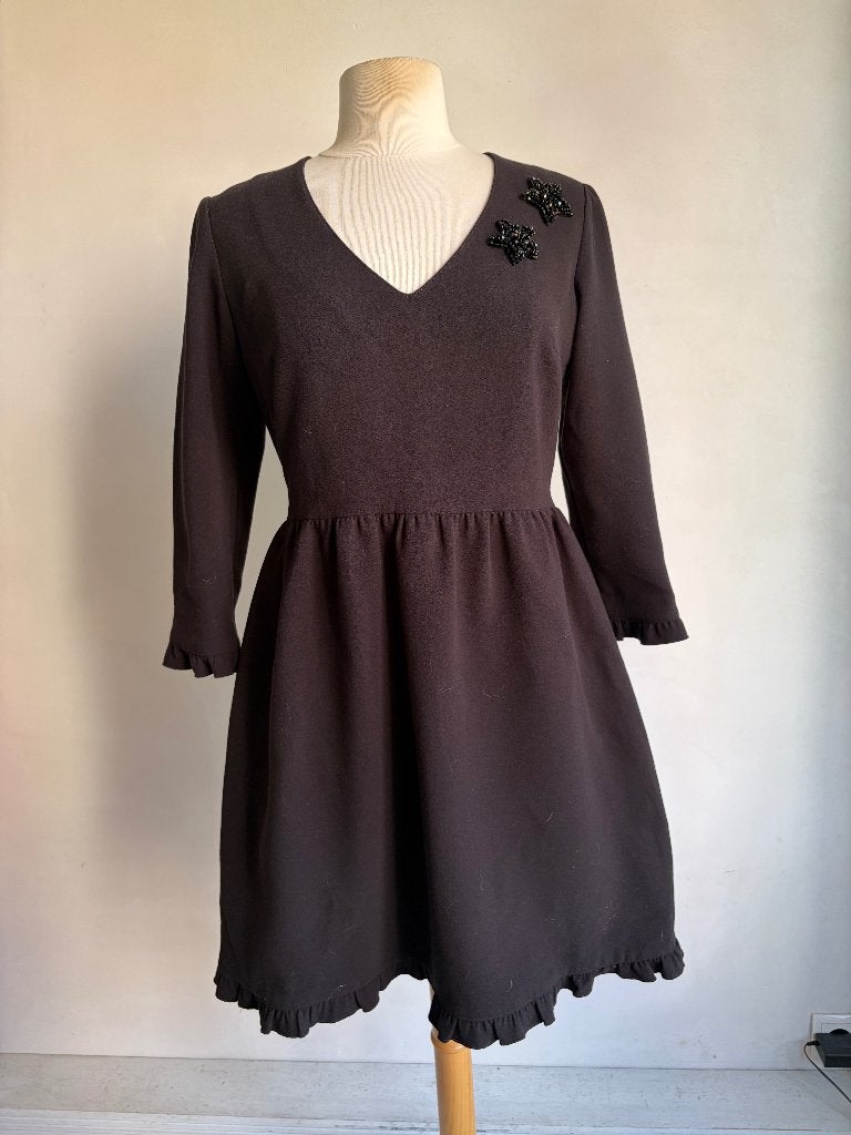 twinset jurk maat m zwart, Maat 38/40 (M), Twinset, Verzenden, Zwart