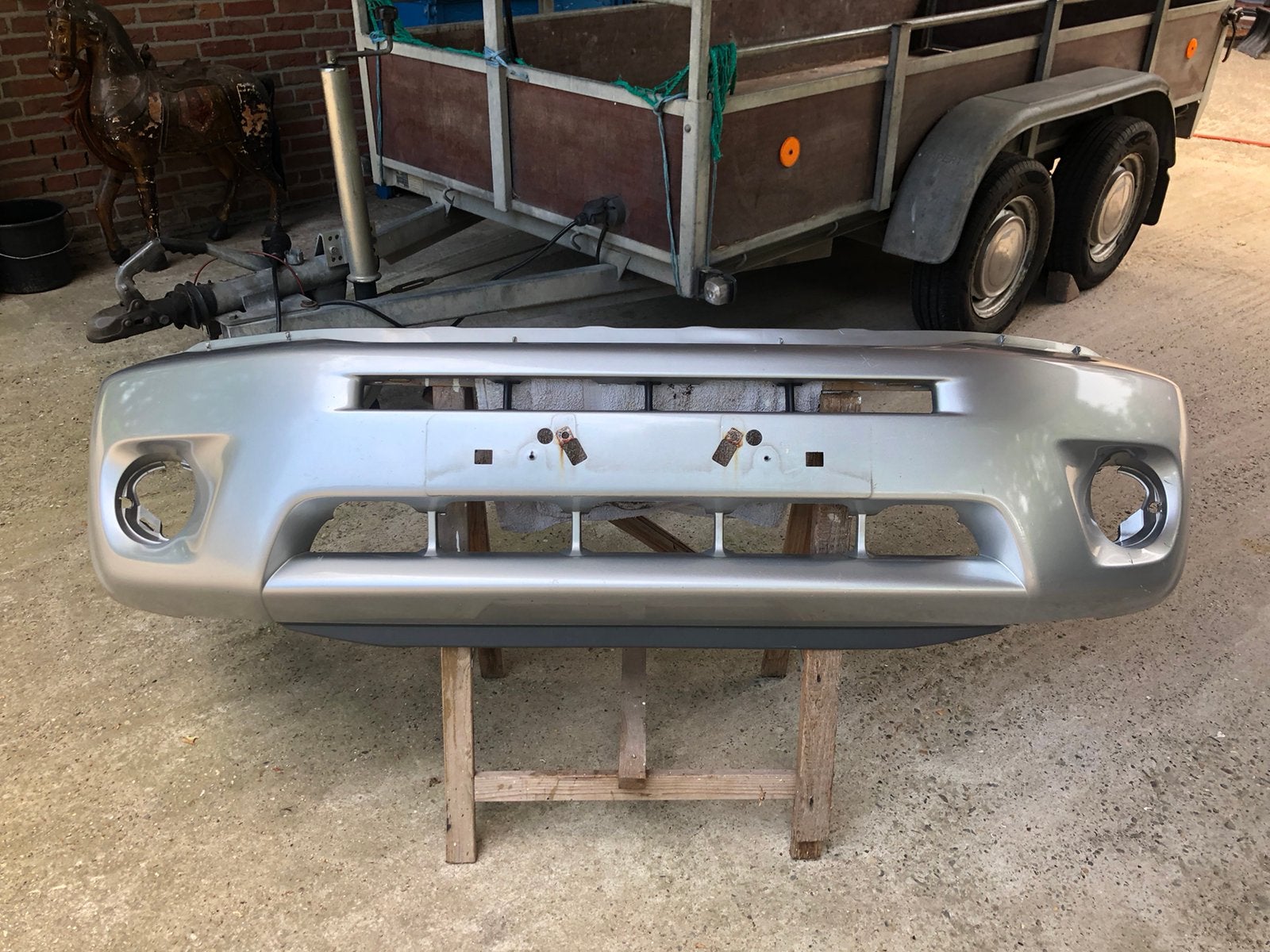 Toyota Rav4 Type 2004 voorbumper., Ophalen, Voor, Toyota, Bumper